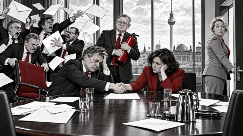 Grafik: Berliner Sondierungen: Aufstand gegen die Einigung