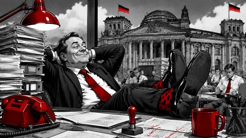 Grafik: Deutschland gründet das Ausreden-Ministerium