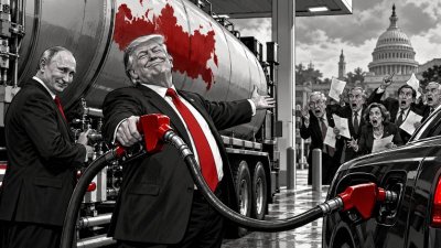 Putins Diesel, Trumps Zapfsäule und der Kongress als TÜV