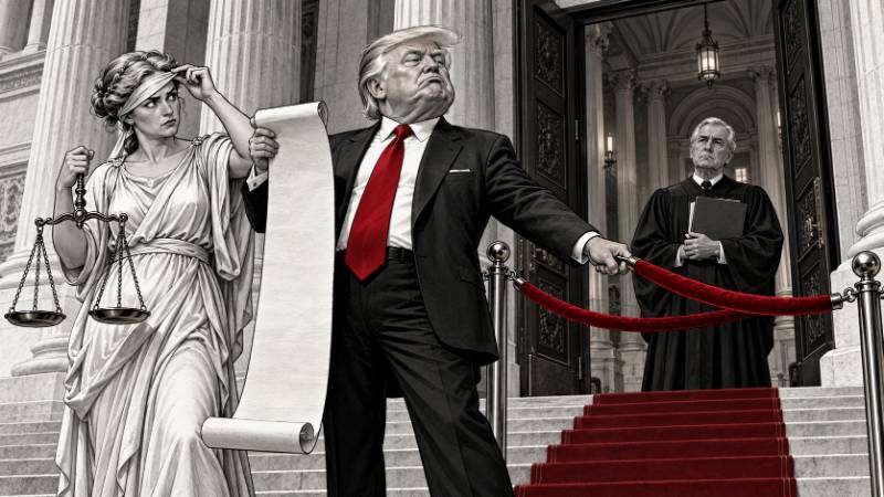 Grafik: Washington sanktioniert den Rechtsstaat in Den Haag