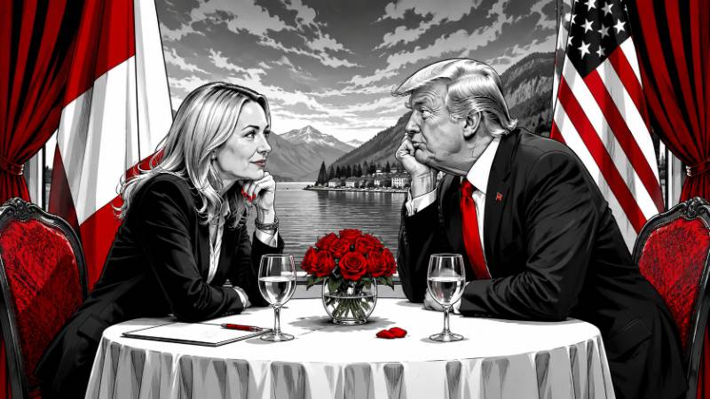 Grafik: Meloni und Trump: Klärung ohne Inhalt