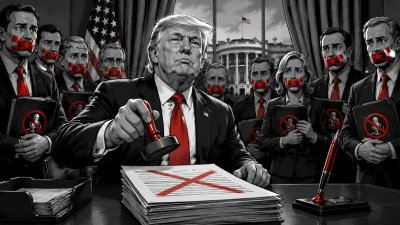 Trump führt Schweige-Patriotismus ein – Reden nur noch mit Genehmigung und Pulscheck